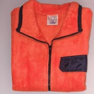 Studio Kids Orange and Black Fleece Jacket